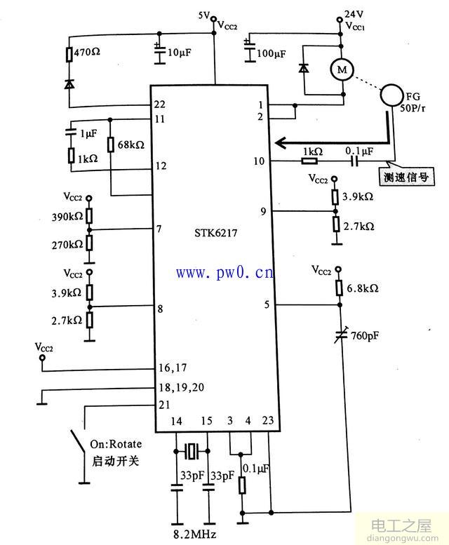 伺服電動機(jī)驅(qū)動電路的工作流程圖