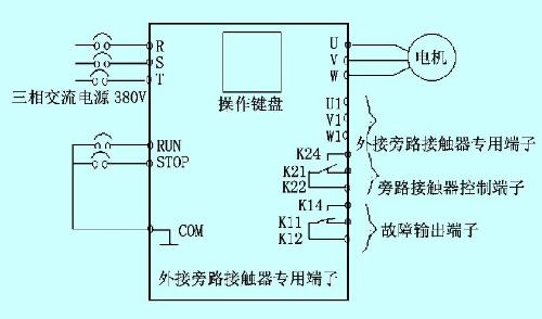 防爆電機(jī)軟起動線路圖