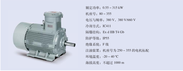 防爆電機(jī)參數(shù)表