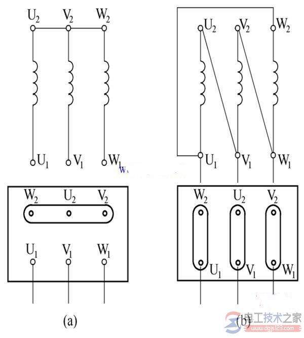 三相異步電動機銘牌接線圖